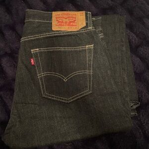 Levi's Black Straight Jeans Classic Style